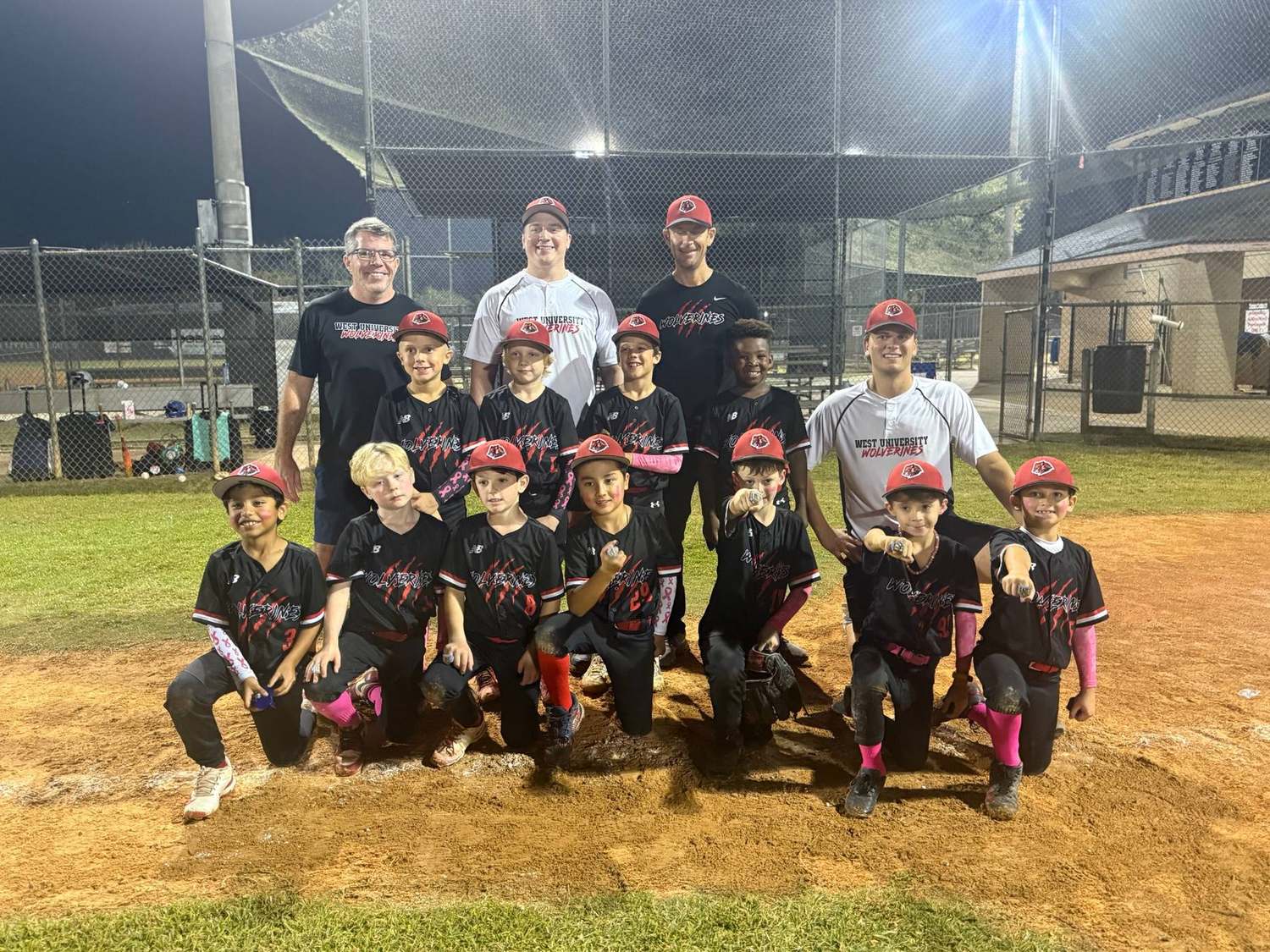West U Wolverines First Colony Sunday Select Double-Header League Champions
