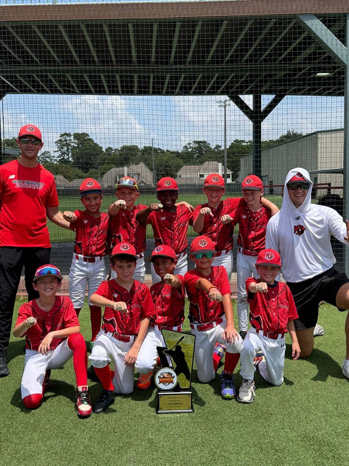 West U Wolverines USSSA Baseball Summer Shoutout Tournament Champions